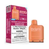 Envi Drip'n Level X Pod - Raspberry Peach Mango Ice available on Canada online vape shop